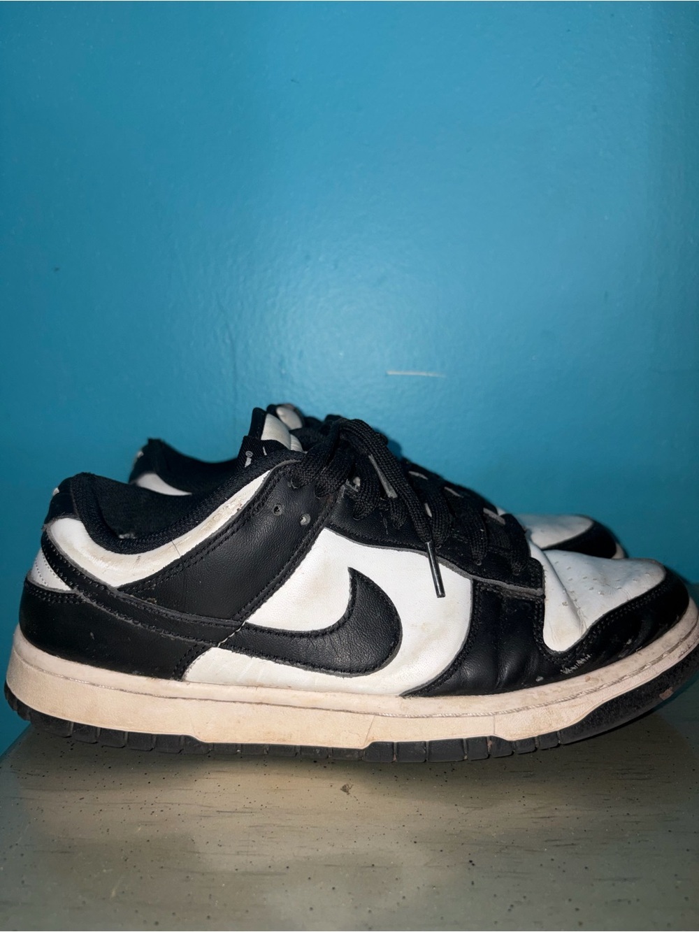 Nike Dunk Low Panda Black & White Sneakers AS IS